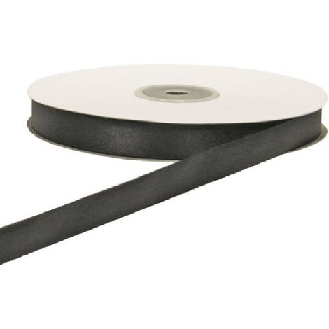ETM Nastro Doppio Raso 10 Mm 50 Mt Nero