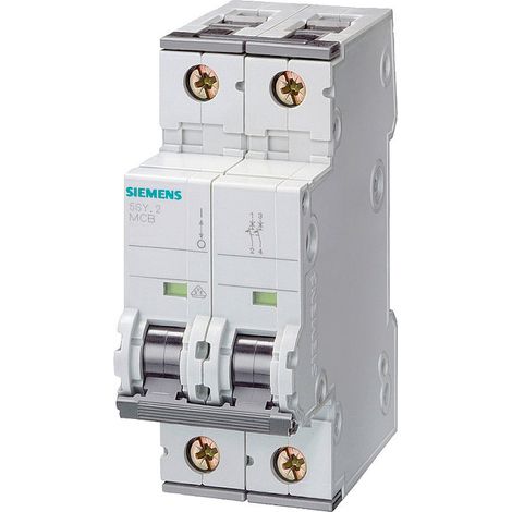 [GEBRAUCHT] B-Ware Siemens Leitungsschutzschalter 5SY72047 4A 230V 400V C 2-polig 36x90mm 76mm tief (1/2)
