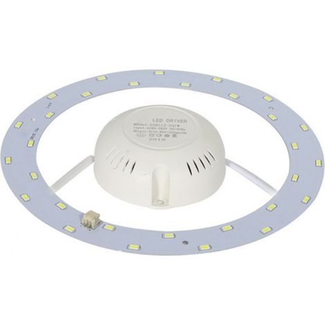 1 Panneau lumineux LED, 18 W, SMD 5730, 1800 lm, Blanc chaud, Aluminium, Bureau Salon Magasin (1/5)