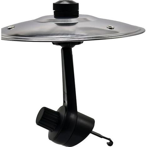 Mini platillo para coche, platillos de choque para ventilación, platillos de tambor para amantes de la música, fácil instalación para todo tipo de vehículos (plateado)