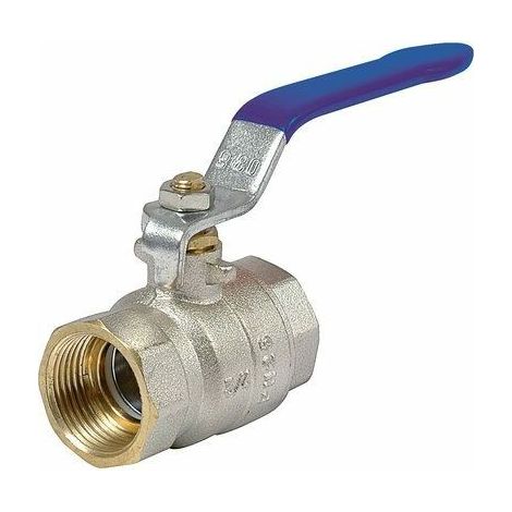 Vollkugelventil PN30 ACS blau F/F 1/2" (15x21) - Vollkugelventil PN30 ACS blau F/F 1/2" (15x21) (1/5)