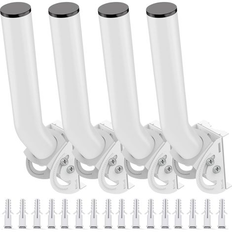Support d'antenne 30 cm (hauteur) - Φ3,5 cm Pôle antenne TV, compatible avec antennes Yagi, ponts Ethernet, extensions réseau, points d'accès externes AP CPE (lot de 4 pièces) (1/5)