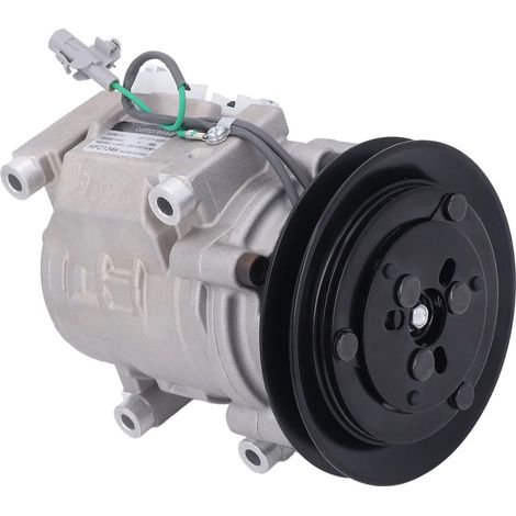 Compresseur AC, Remplacement de Compresseur de Climatisation Automobile pour Excavatrice SANY SY115 SY485, Matériau en Acier Inoxydable de qualité Supérieure (1/5)