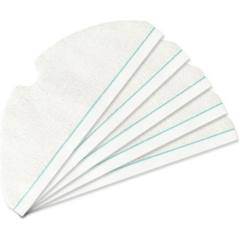 Accessories for Xiaomi/Mijia/Roborock robot vacuums, compatible with S51/S5 Max/T6/T7, includes 5 mop cloths, replacement mop cloths. (1/5)