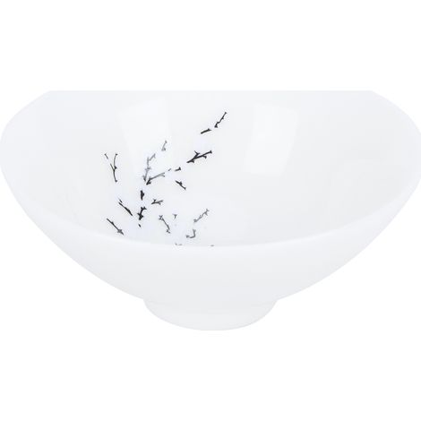 Tasse céramique à effet thermochrome motif fleur de prunier, tasse changeante pour boissons chaudes et froides. (1/5)