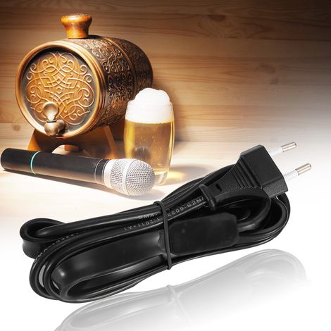 Tapis chauffant pour fermentation de bière maison avec thermomètre adhésif pour bière, prise UE 220V-250V (1/5)