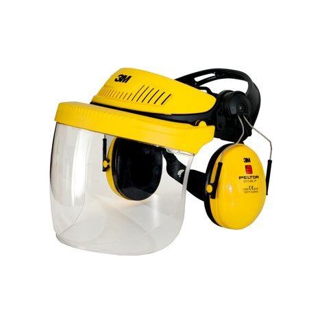 3M G500 5V5F1H51GU Gesichtsschutz EN 352, EN 166   Gelb (1/4)