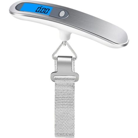 Balance électronique portable de précision, balance électronique portable 50 kg, petite balance à ressort pour bagages, balance en grammes 1-AquaForge