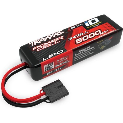 5000 mAh 11.1 Volt 3-Cell LiPo Battery