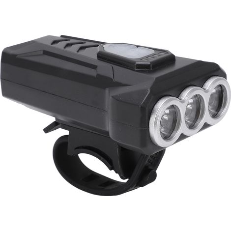 Phare de vélo avant rechargeable USB, 4 modes, lampe cycliste étanche, éclairage avant pour bicyclette (1/5)