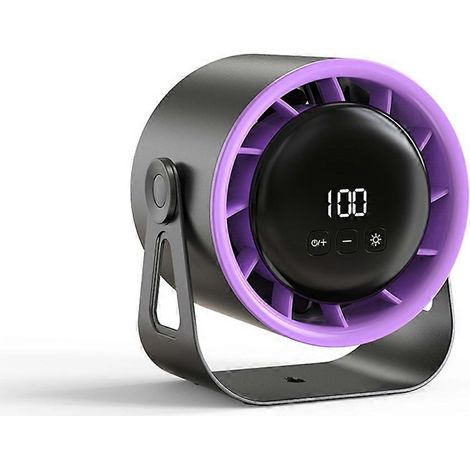 Ventilateur de bureau électrique turbo à 100 vitesses pour usage domestique, écran numérique de charge de 6 pouces. (1/5)