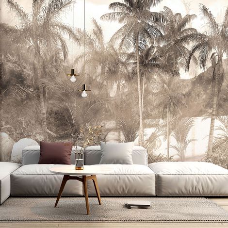 Papier peint panoramique - Forêt tropicale - 130 cm x 78 cm (1/4)