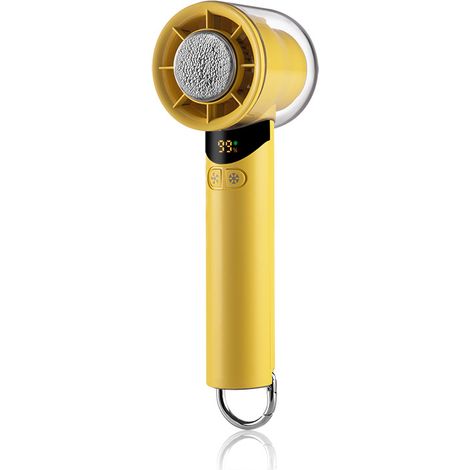 (Jaune. K50) Ventilateur de réfrigérateur portable haute vitesse avec affichage numérique et puissant ventilateur portatif. (1/5)