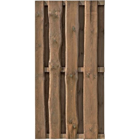 Bohlen-Zaun Natura braun 90x180cm