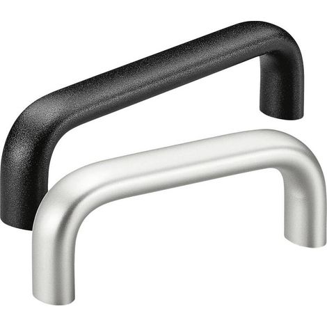[NEUWERTIG] B-Ware Rohde Maschinengriff Aluminium schwarz 4 Stück 113x20x50mm max. 1000kg Tragkraft (1/2)