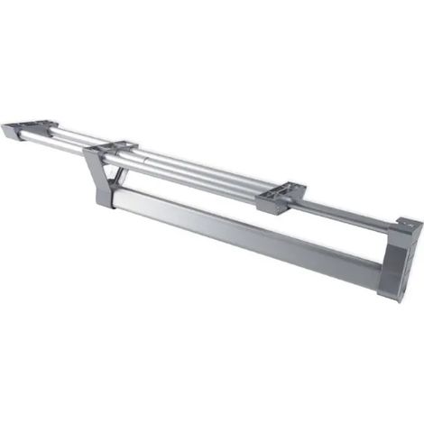 TUBO ALLUMINIO RETTANGOLARE MM.30X15 MT 2.35 ARGEN (1/3)