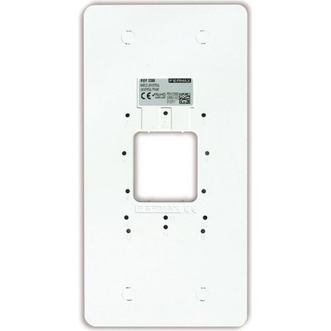 Marco universal estético 120 x 240 mm para ocultar huecos de monitores y teléfonos
