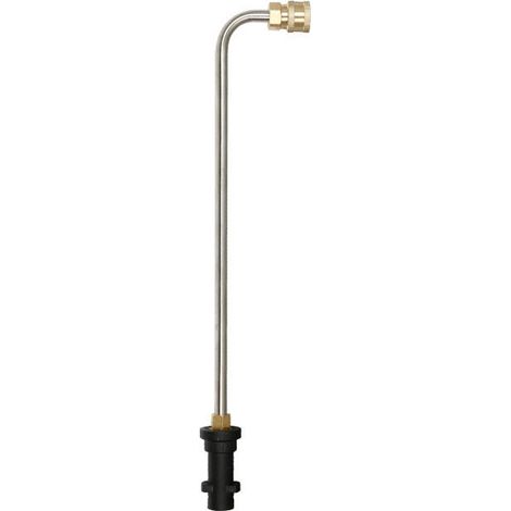 Accessoires pour nettoyeur haute pression et déboucheur de canalisations, tige d'extension coudée de rechange en acier inoxydable, compatible avec Karcher K2 K3 K4 K5 K6 K7, 4000 PSI (90 degrés) (1/5)
