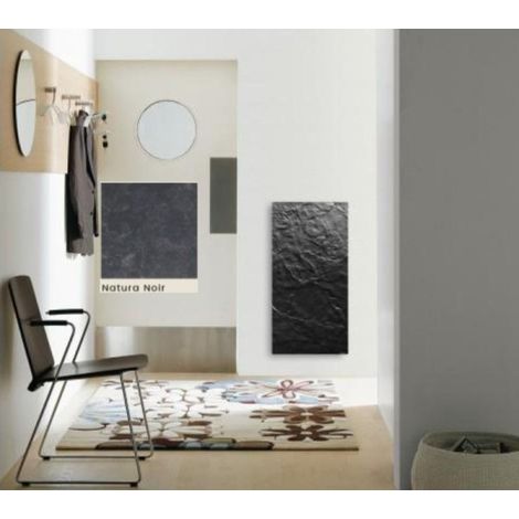 Radiateur chauffage central H2O DK33 Vertical Natura Noir 2100W - VALDEROMA 18210033 (1/2)