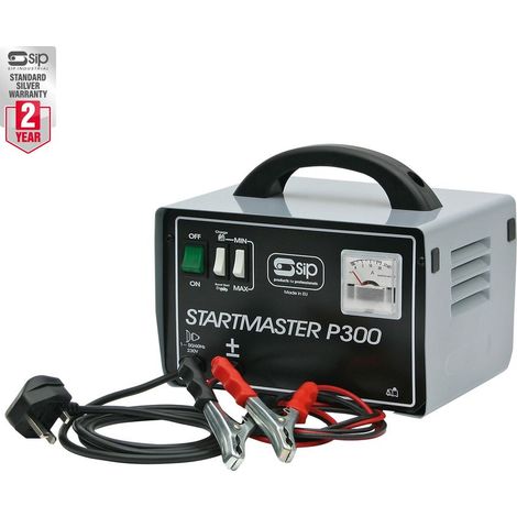 SIP STARTMASTER P300 Battery Starter Charger - L26 x W29 x H21 cm