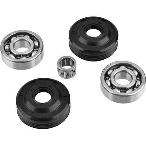 Kit di cuscinetti a sfera dell'albero motore e guarnizioni per Husqvarna 240 236 235 142 141 136 137 36 41 motosega (1/5)