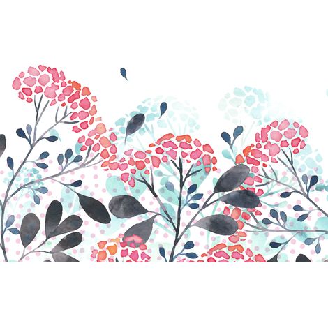 Papier peint panoramique romantique Souffle d’Été (1/4)
