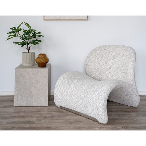 Mattia - fauteuil - en tissu - sable (1/5)