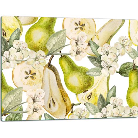 Planche à découper en verre 52x40 fruits (1/5)