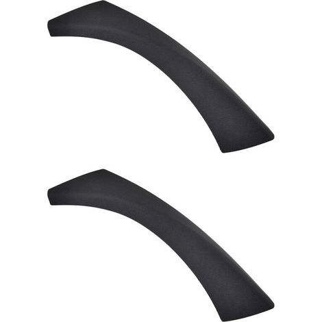 Cache extérieur pour deux poignées de porte intérieures noires côté droit sur les berlines BMW Série 3 E90/E91 (2006-2012). 51419150336