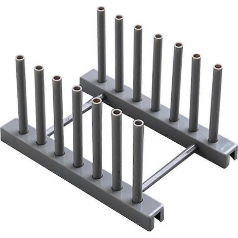 Égouttoir amovible pour vaisselle, support et planche à égoutter pour ustensiles de cuisine, accessoire de rangement de cuisine pratique et résistant, couleur gris (1/4)