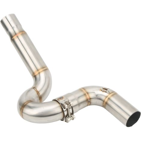 Conception de coude de section centrale d'échappement en acier inoxydable pour Benelli TRK502 2017-2020, pièces de rechange sans fuite. (1/5)