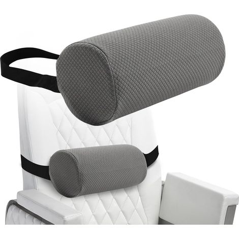 Coussin lombaire ergonomique avec housse et sangle – support dorsal pour voiture/canapé – soulage douleurs – cube de soutien (1/5)