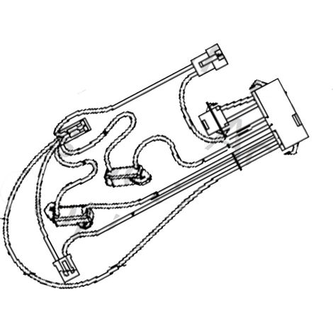 Ersatzteil - Schalter + Kabelbaum COOKEO - - MOULINEX, TEFAL, KRUPS
