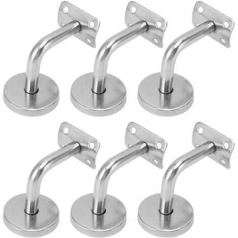 Support de Main Courante, 6pcs Support de Main Courante d'escalier en Acier Inoxydable 304 pour la Maison (1/5)