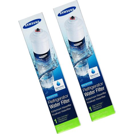 Ersatzteil - Original 2er Set Wasserfilter -  - SAMSUNG, BEKO, AEG, CONTINENTAL EDISON, BOSCH, DAEWOO, BLOMBERG, ELECTROLUX, SIEMENS, HAIER, DE DIETRICH, GRUNDIG, FRIGIDAIRE