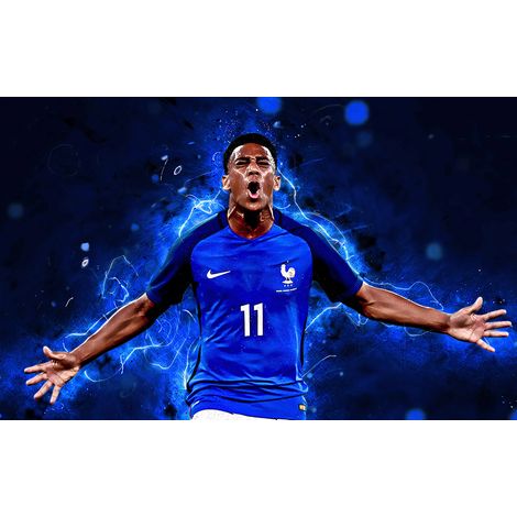Papier peint panoramique Football - Joueur de Foot - 130 cm x 81 cm (1/2)