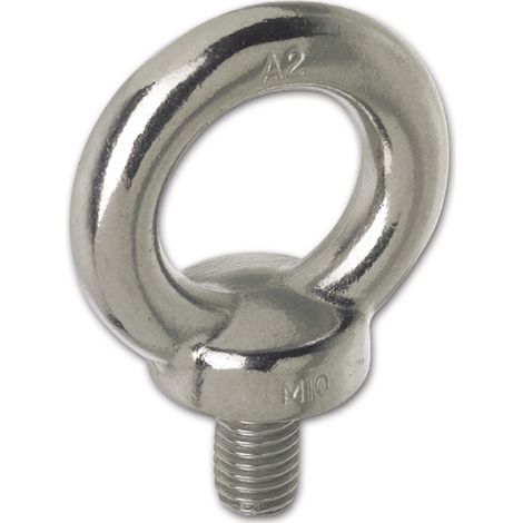 Ringschrauben (Metallschrauben) mit metrischem Gewinde ø M 12 mm A2 Edelstahl