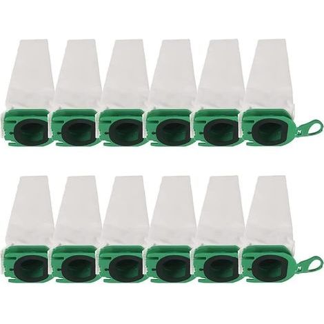 Lot de 10 sacs d'aspirateur pour Kobold VB100 VB 100 FP100 FP 100 - Accessoires pour sacs filtrants Vorwerk Kobold VB100 (1/5)