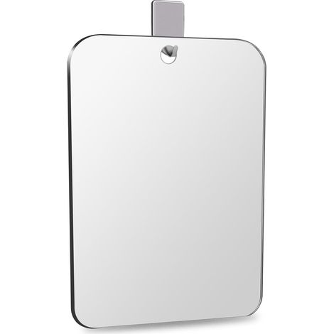 Miroir antibuée en acrylique pour salle de bain, salle d'eau, maquillage, rasage pour hommes, miroir sans buée (1/5)
