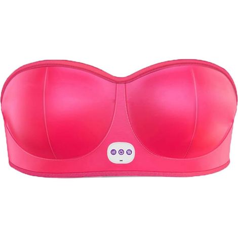 Masseur de Seins Électrique Intelligent Rechargeable USB avec Soutien-Gorge à Fonction de Massage Multifonctionnelle A