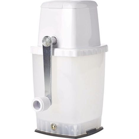 1 - Broyeur À Glace - Polypropylène - Fixation Ventouse Ultra Stable Pour Cocktails Et Cuisine Professionnelle Blanc 18,5x12x26,5cm (1/5)