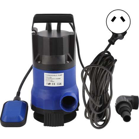 Pompe submersible JP400-D4 400W 8000L/H 2100GPH avec interrupteur à flotteur, AC230V prise AU (1/5)