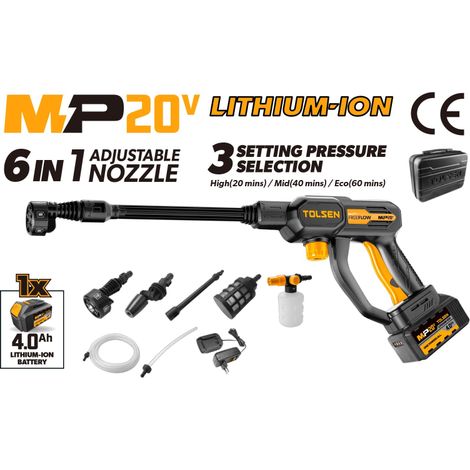 KIT IDROPULITRICE A BATTERIA SERIE MP20V