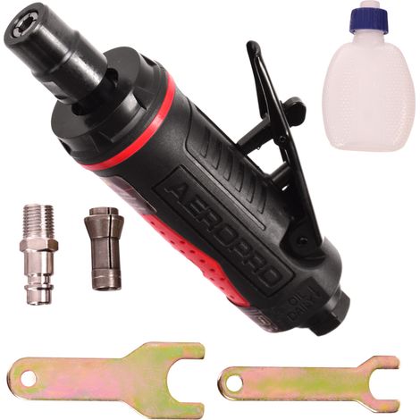 Druckluft-Geradschleifer für 3-mm- und 6-mm-PRO-Spannzangen, leistungsstark (1/5)