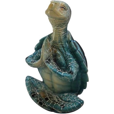 Figurines de tortues décoratives en résine, lot de 3 tortues de dessin animé (1/5)
