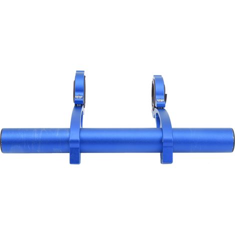 Extension de guidon vélo 20 cm en aluminium bleu, rallonge pour guidon de bicyclette (1/5)