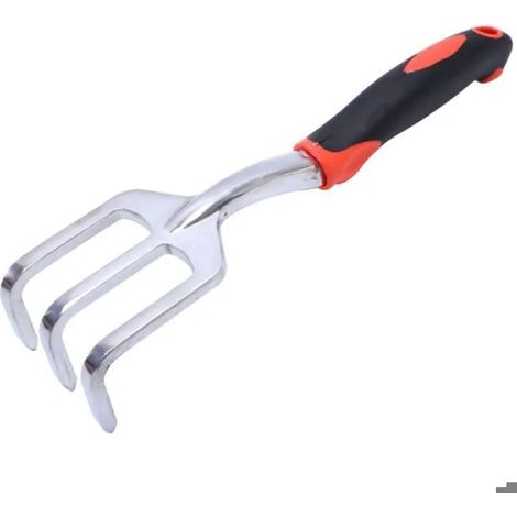Ensemble de 3 outils de jardinage agricole, pelle de jardin, pelle en aluminium magnésium, fourche à râteau, pelle en fer (1/2)
