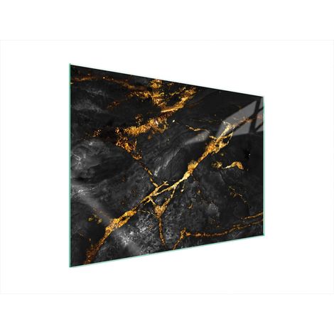 GLASSCHUTZPLATTE FÜR HERD 70x52 MARMOR (1/5)