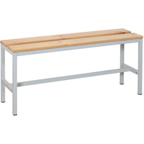 Banc à lattes bois - L. 120 cm - Maxiburo (1/2)