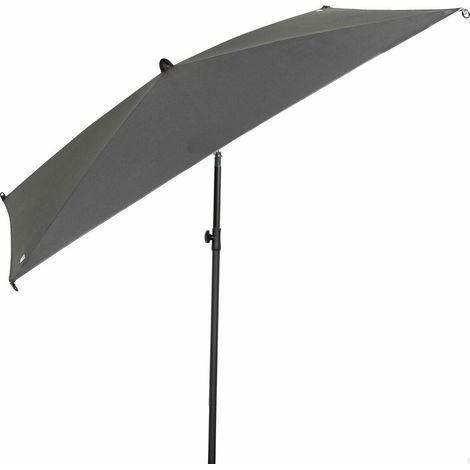 Aktive Sonnenschirm quadratisch 175x175 cm grau
